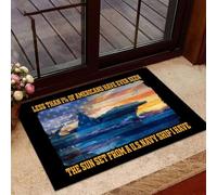 Felpudo Entrada casa Menos del 1% de los estadounidenses ha Visto Alguna Vez la Puesta de Sol Desde un Felpudo de un Barco de la Armada de los Estados Unidos.