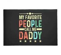 Felpudo Entrada casa Mis Personas favoritas me Llaman Felpudo de Interior y Exterior