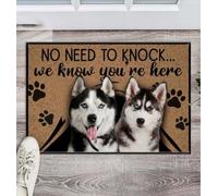Felpudo Entrada casa No Hace Falta Llamar - El Husky - Felpudo para Perros