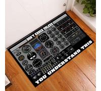 Felpudo Entrada casa No llames a Menos Que entiendas el Tablero del avión. Felpudo Gracioso.