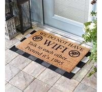 Felpudo Entrada casa No Tenemos WiFi, hablemos Entre Nosotros, finjamos Que es