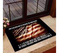 Felpudo Entrada casa Nuestra Bandera no ondea Porque el Viento sopla. Todos los felpudos de los Soldados