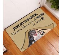 Felpudo Entrada casa ¡Oferta! ¡Hay un montón de Bulldogs franceses aquí! Felpudo de Bienvenida fácil de Limpiar.