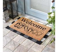 Felpudo Entrada casa Paz, Amor, Felicidad, Cambio de posición