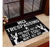 Felpudo Entrada casa Prohibido el Paso. Puede Que entres, Pero no saldrás.