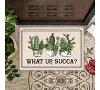 Felpudo Entrada casa ¿Qué Pasa, Succa? Felpudo Divertido para Interiores y Exteriores