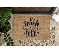 Felpudo Entrada casa Regalo para Profesores - Felpudo Enseñar es amar