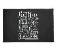 Felpudo Entrada casa Sé Amable con el Camarero. Un Felpudo Divertido para camareros.