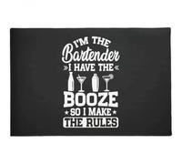 Felpudo Entrada casa Soy Camarero, Pongo Las Reglas. Hombres y Mujeres, presenten Felpudo.