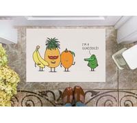 Felpudo Entrada casa Soy un guacodile. Felpudo de Frutas para Amantes de la Fruta. Regalo para un Amigo.