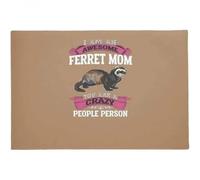 Felpudo Entrada casa Soy una mamá hurón Genial. Regalo para mamá. Tapete para la Puerta.