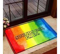 Felpudo Entrada casa Suena Gay, Soy Gay. Felpudo LGBT para Amigo.
