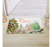 Felpudo Entrada casa Tapete de Bienvenida Bunny You Are My Happy Easy Clean