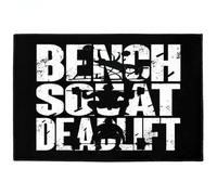 Felpudo Entrada casa Tapete Decorativo para Gimnasio en casa: Ideal para Sentadillas, Peso Muerto y Ejercicios con Banco.