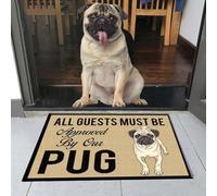 Felpudo Entrada casa Todos los Invitados Deben ser aprobados por Nuestro Felpudo Carlino.