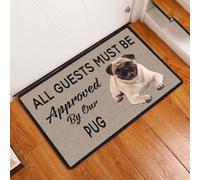 Felpudo Entrada casa Todos los Invitados Deben ser aprobados por Nuestro Felpudo Carlino.