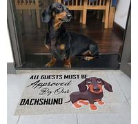 Felpudo Entrada casa Todos los Invitados Deben ser aprobados por Nuestro Felpudo de Dachshunds.