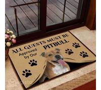 Felpudo Entrada casa Todos los Invitados Deben ser aprobados por Nuestro Felpudo Pitbull.