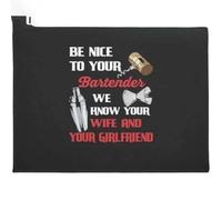 Felpudo Entrada casa Trata Bien a tu Camarero. Sabemos Que tu Esposa y Novia... Felpudo para Interiores y Exteriores