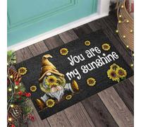 Felpudo Entrada casa Tú Eres mi Sol - Felpudo de Bienvenida de fácil Limpieza con Girasoles