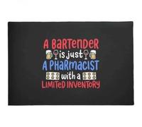 Felpudo Entrada casa Un Camarero no es más Que un farmacéutico con un Felpudo Limitado.