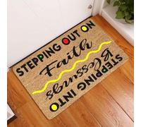 Felpudo Entrada casa Un Paso de fe: un Paso hacia la bendición