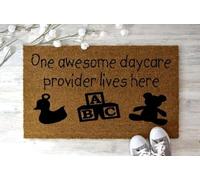 Felpudo Entrada casa Una excelente Cuidadora Vive aquí (Felpudo)