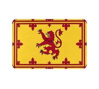 Felpudo Entrada Escocia León Rampante Escocés Alfombra Entrada Plegable Alfombrilla Baño Resistente Felpudo para Oficina Bañera Ducha 40X60Cm