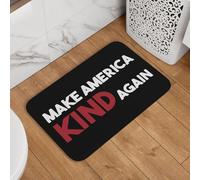 Felpudo Entrada Hagamos Que Estados Unidos Vuelva A Ser Amable. Alfombrilla Baño Secado Rápido Felpudo Absorbente Alfombra Entrada para Exterior Bañera Hogar 40X60Cm