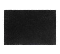 Felpudo Fibra Coco 5 Unidades 40x60 cm Negro Deslizante | Respaldo PVC, uso interior y exterior, fácil limpieza, plegable, resistente al tránsito intenso