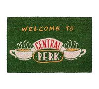 Felpudo Friends - Felpudo entrada casa antideslizante 40 x 60 cm - Alfombra entrada casa exterior Central Perk, Fabricado en fibra de coco - Productos con licencia oficial