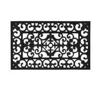 Felpudo goma alfombrilla antideslizante estera decorativa elegante 75x45 cm
