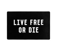 Felpudo Live Free Or Die Our Banner Felpudos Entrada Lavable Alfombra Exterior Durable Alfombra Entrada para Entrada Casa Jardín Dormitorio 40X60Cm