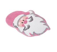 Felpudo Navideño | Alfombra Decorativa de Árbol de Navidad y Santa Claus,40 x 60 cm Alfombra Absorbente Antideslizante Lavable para Interior Exterior Entrada Baño Cocina Salón Dormitorio