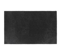 Felpudo negro 50 x 80 cm fibra de coco | Parte trasera antideslizante de PVC, fácil de limpiar, para interior y exterior