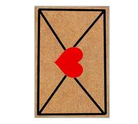 Felpudo para el Día de San Valentín - Alfombra de Navidad Romántica, Alfombra de Entrada Multipropósito, Adorable Accesorio de Bienvenida Versátil Interior Exterior | Felpudo para Apartamento Pasillo