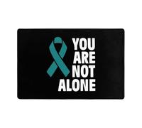 Felpudo para La Entrada Concienciación sobre La Agresión Sexual Felpudos para Entrada De Casa Antideslizante Lavable A Máquina Alfombra Limpia, para Bañera, Dormitorio, Ducha, 40x60cm