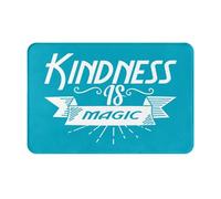 Felpudo para La Entrada La Bondad Es Mágica Día Mundial De La Bondad Alfombra Baño Modernas Lavable A Máquina Tapete Mascotas, para Bañera, Terraza, Pasillo, 40x60cm