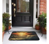 Felpudo para La Entrada Tras La Tormenta Felpudo Exterior Microfibra Absorbente Alfombra Limpia, para Terraza, Dormitorio, Jardín, 40x60cm