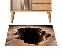 Felpudo Para Puerta - 1 * Alfombra De Ilusión, Tapete Para Puerta Antideslizante Con Ilusión Óptica Visual 3D, Alfombra De Entrada Divertida | Para Cocina, Baño, Entrada, Patio, Dormitorio, Exterior,