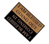 Felpudo para puerta - Alfombra para puerta | De Entrada Interior Antideslizante, Bendición Decorativa, Alfombra De Piso Absorbente | Decoración de entrada elegante para el apartamento del pas