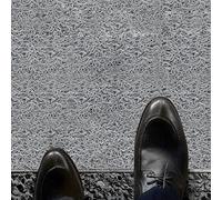 Felpudo Rizos con Base - Metro Lineal | Gris
