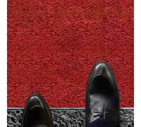 Felpudo Rizos con Base - Metro Lineal | Rojo