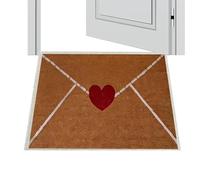 Felpudo San Valentín | Alfombra De Porche Con Motivo De Sobre,Tapete Romántico para Cocina | Para Hogar Familia Apartamento Porche Delantero Umbral Patio Terraza Balcón Jardín Cocina y Oficina en Casa