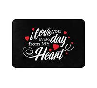 Felpudo Te Amo Todos Los Días Desde Mi Corazón Alfombra Baño Plegable Felpudo Entrada Secado Rápido Alfombra Entrada Para Ducha Cocina Oficina 40X60Cm