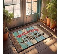 Felpudo Welcome Pero No Mucho Rato, Felpudo de entrada Interior Hogar Primavera Exterior (Color: Color, Tamaño: 40X60CM)