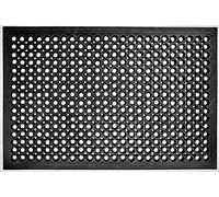 Felpudo Wien 60 x 90 x 12 mm, Alfombrilla Goma, color negro, exterior Jet-Line