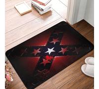 Felpudos Bandera Estrellada del Oeste De Texas Alfombras Baño 40X60CM