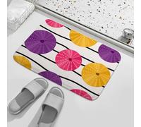 Felpudos Colorful Sea Urchin Alfombra De Entrada Suaves Doormat Antisuciedad Felpudo para Cocina Dormitorio Jardín 40X60 CM