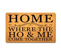 Felpudos Hogar Donde Ho Y Yo Nos Unimos Felpudo Absorbentes Doormat Resistente para Cocina Portón 40X60 Cm